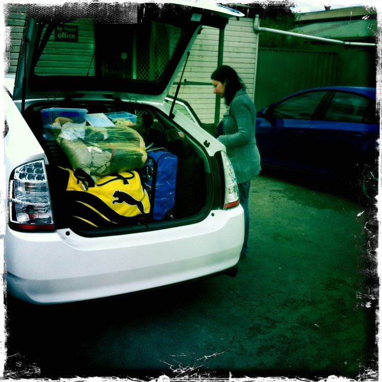 Packed and on the move