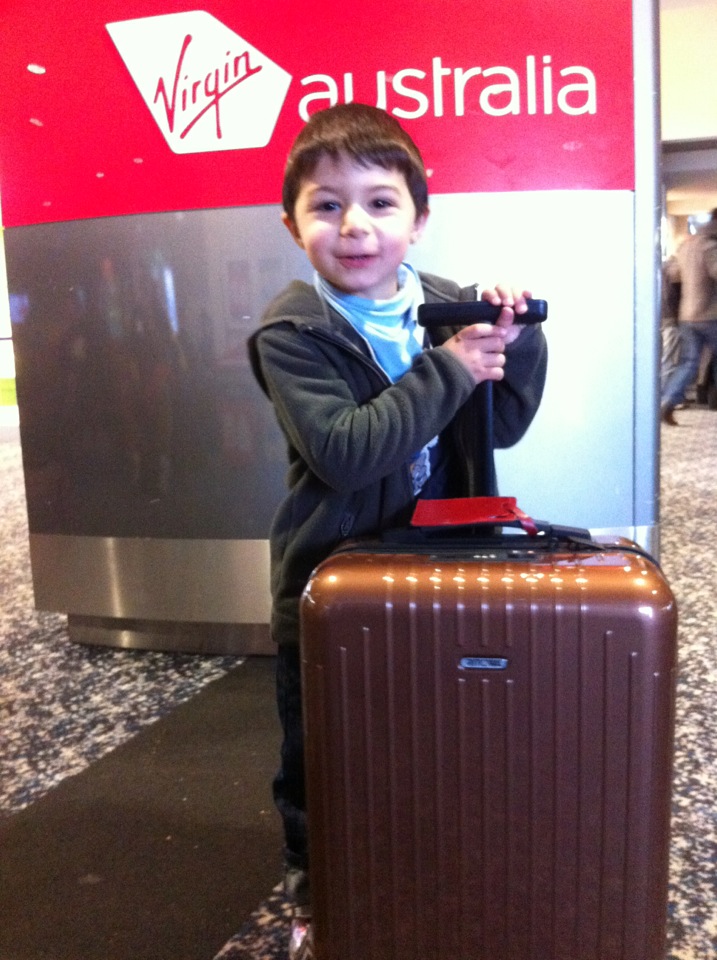 Ben in an airport and on the move again...